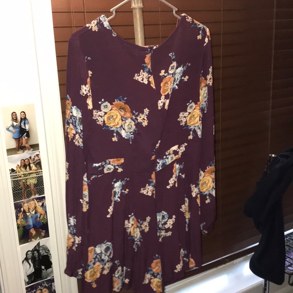 Purple floral romper - Picture 6 of 6